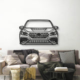 2022 Impreza WRX Front View Metal Car Wall Art - MT1373