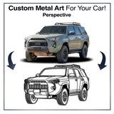 Your Personalized Perspective Car Metal Wall Art - MT1116