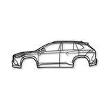 2022 Corolla Cross 1st Gen (XG10) Metal Car Wall Art - MT0777