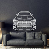 2022 Land Cruiser Front View Metal Car Wall Art - MT1375