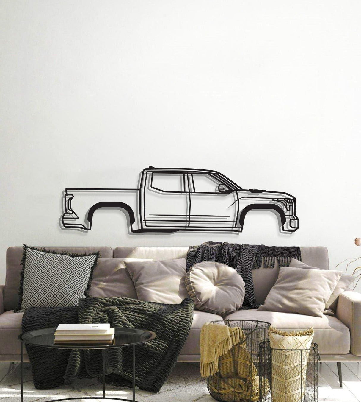 2022 Tundra Hybrid 3rd Gen Metal Car Wall Art - MT0818