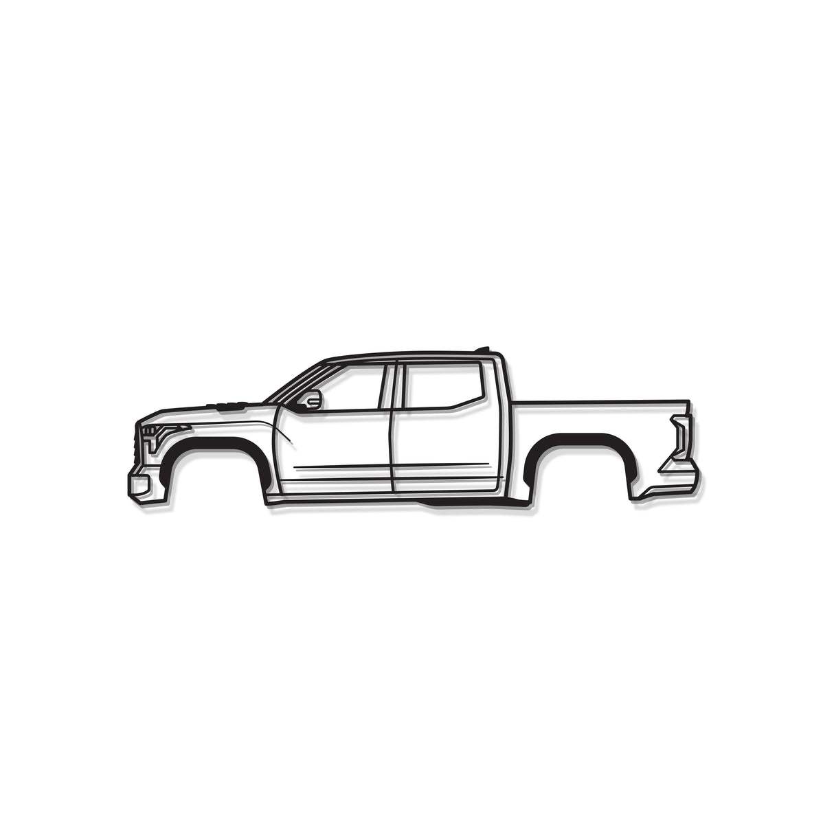 2022 Tundra Hybrid 3rd Gen Metal Car Wall Art - MT0818