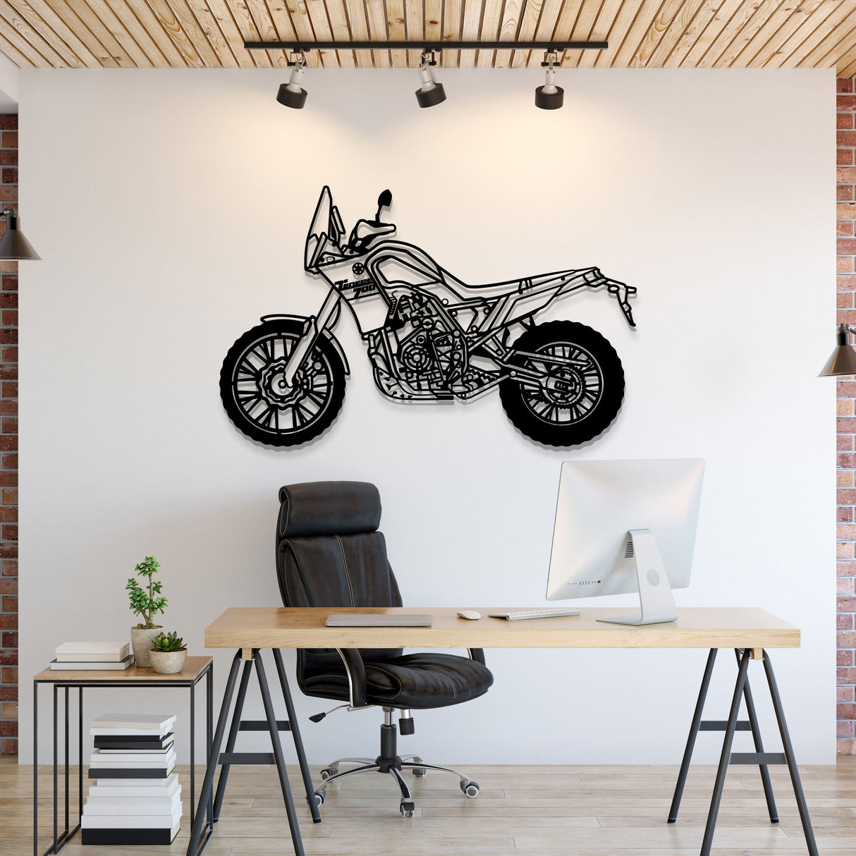 2022 Tenere Metal Motorcycle Wall Art - MT1423