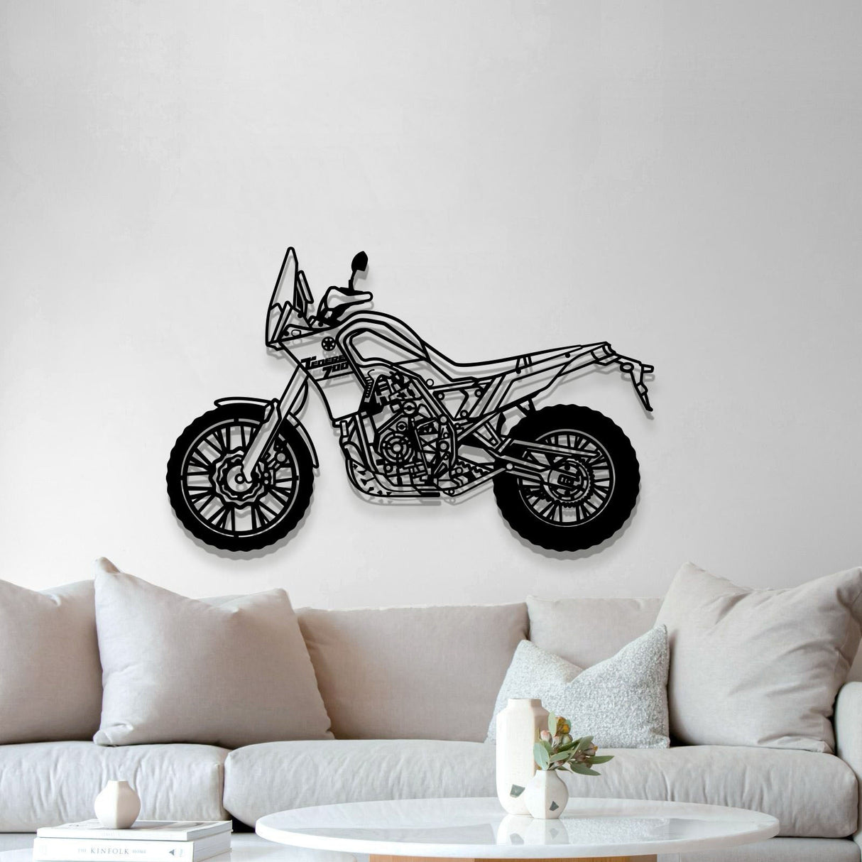 2022 Tenere Metal Motorcycle Wall Art - MT1423