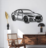 2023 I4 Perspective Metal Car Wall Art - MT1145