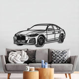 2023 I4 Perspective Metal Car Wall Art - MT1145