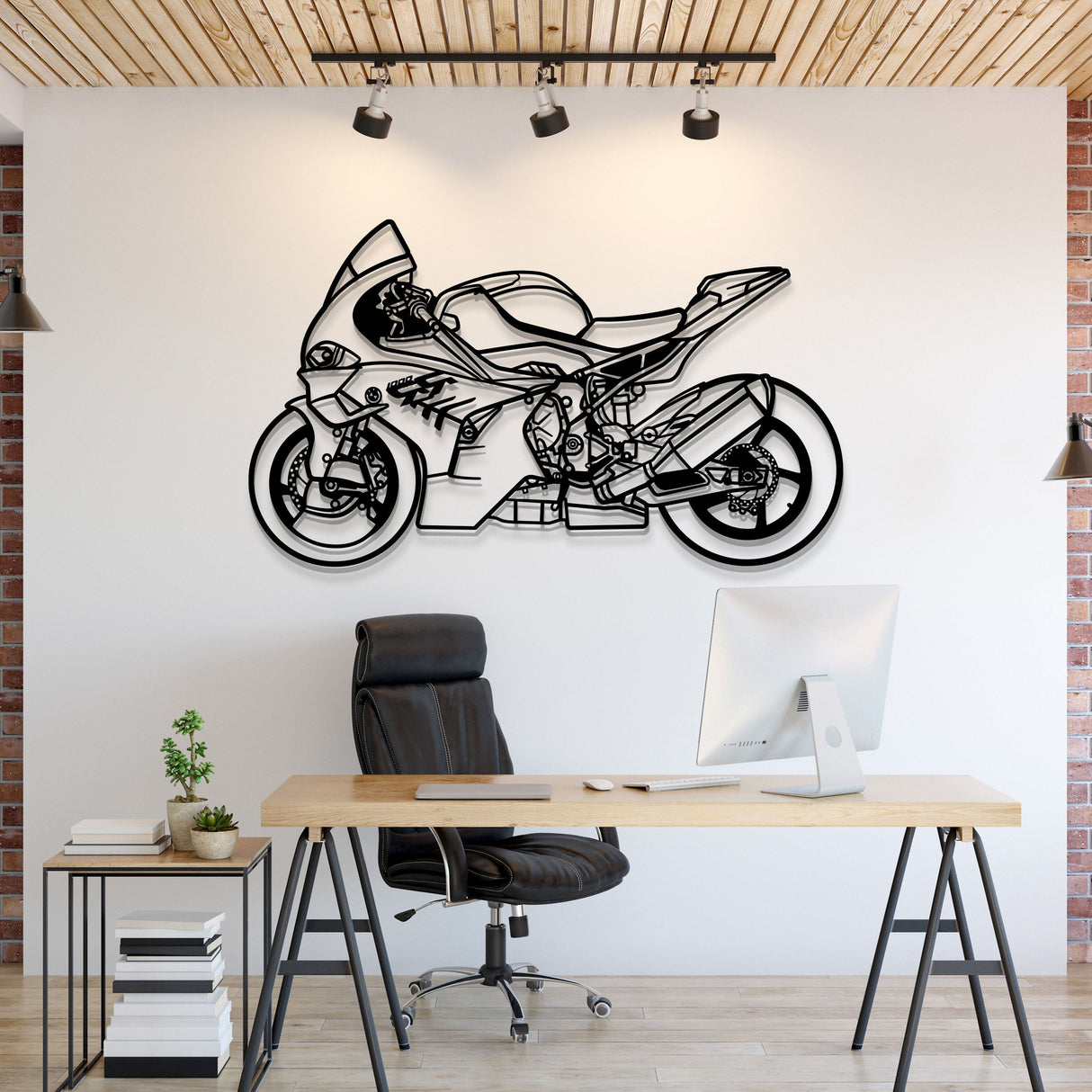 2023 M1000RR Metal Motorcycle Wall Art - MT1387