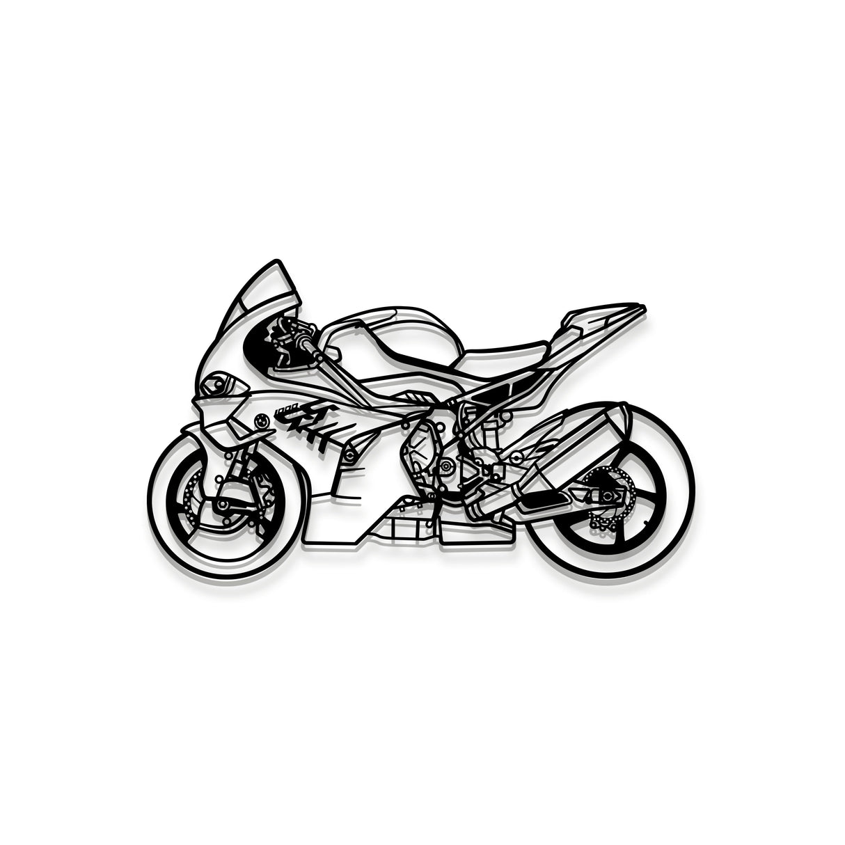 2023 M1000RR Metal Motorcycle Wall Art - MT1387