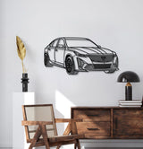 2023 CT5-V Blackwing Perspective Metal Car Wall Art - MT1146