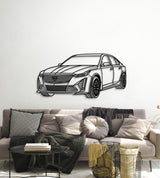 2023 CT5-V Blackwing Perspective Metal Car Wall Art - MT1146