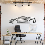 2023 Corvette C8 Metal Car Wall Art - MT0824