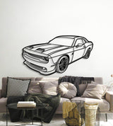 2023 Challanger Hellcat Perspective Metal Car Wall Art - MT1262