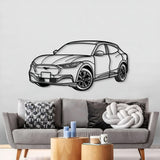 2023 Mustang Mach E Perspective Metal Car Wall Art - MT1270