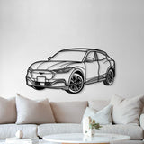 2023 Mustang Mach E Perspective Metal Car Wall Art - MT1270