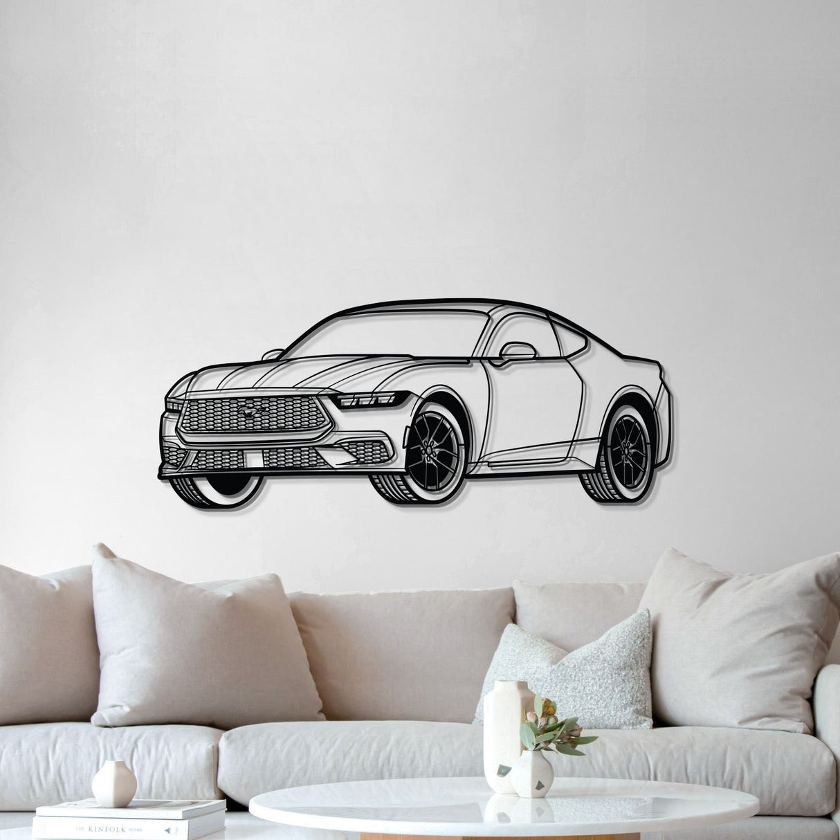 2023 Mustang Perspective Metal Car Wall Art - MT0443