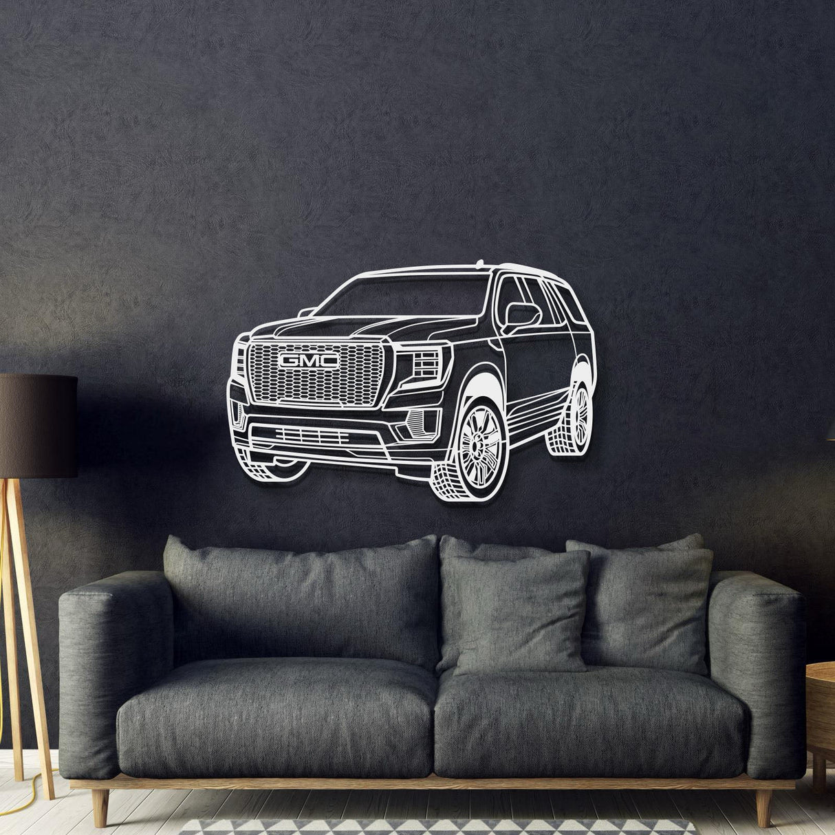 2023 Yukon Denali Ultimate Perspective Metal Car Wall Art - MT1207