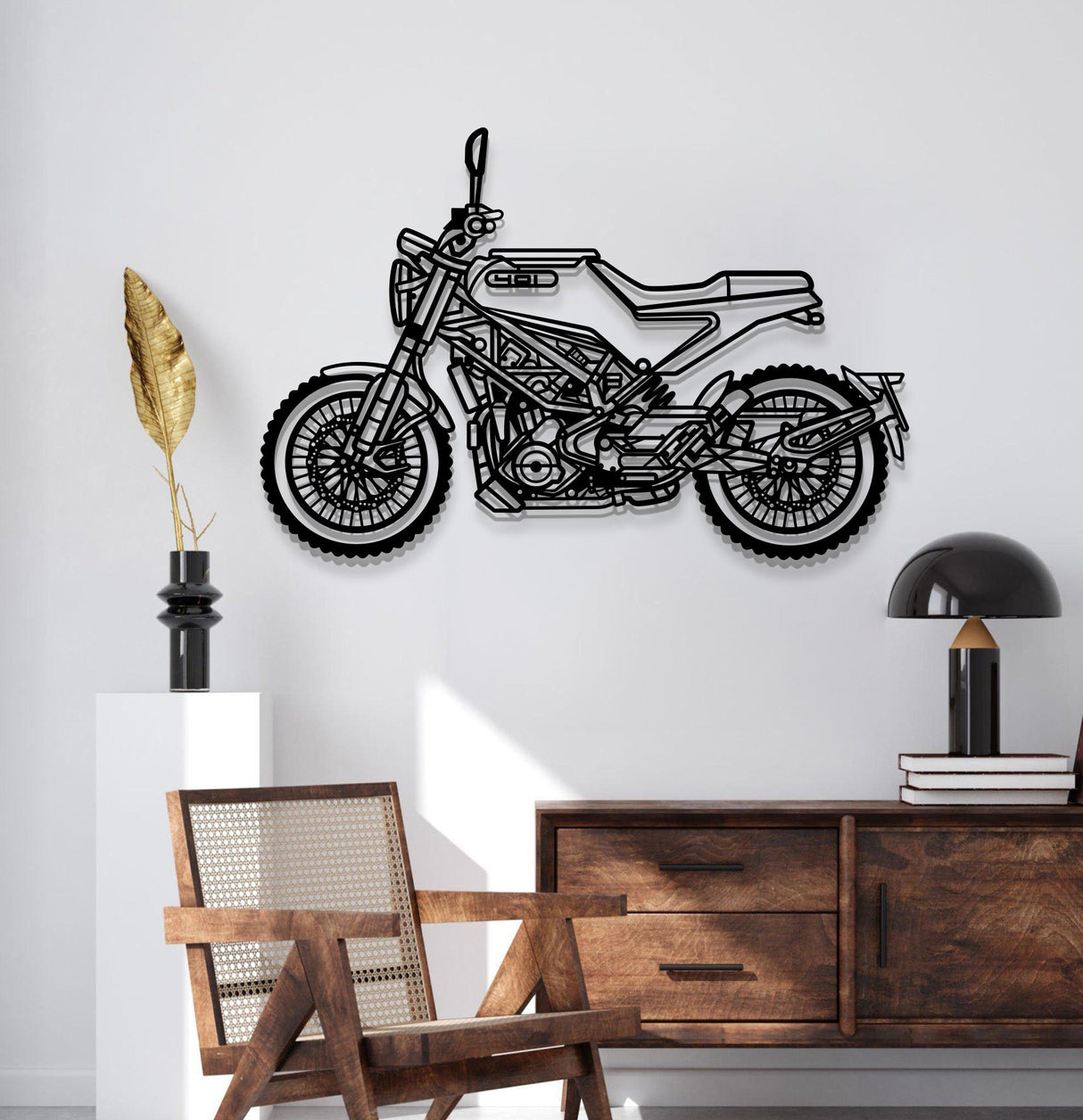 2023 Svartpilen 401 Metal Motorcycle Wall Art - MT1401