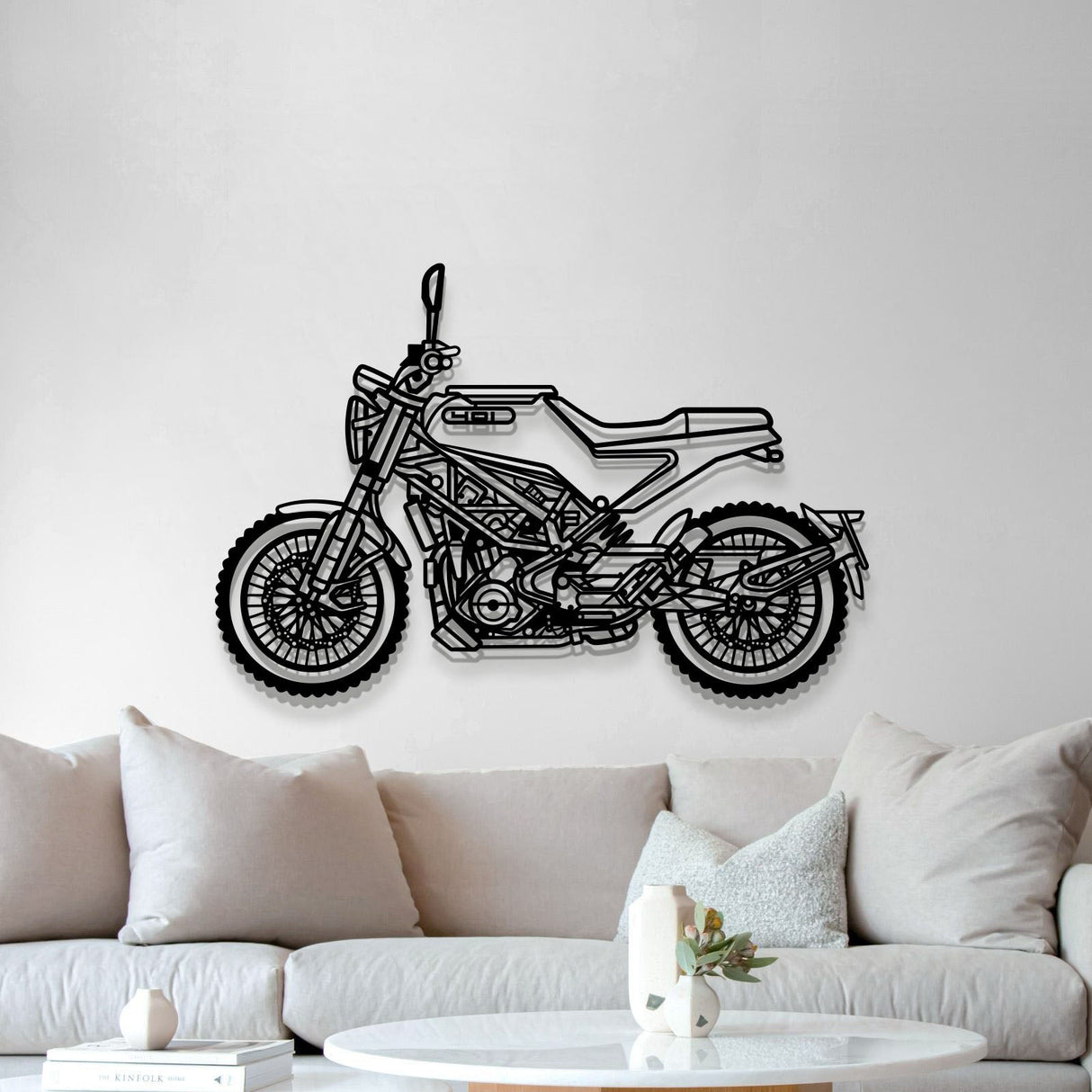 2023 Svartpilen 401 Metal Motorcycle Wall Art - MT1401