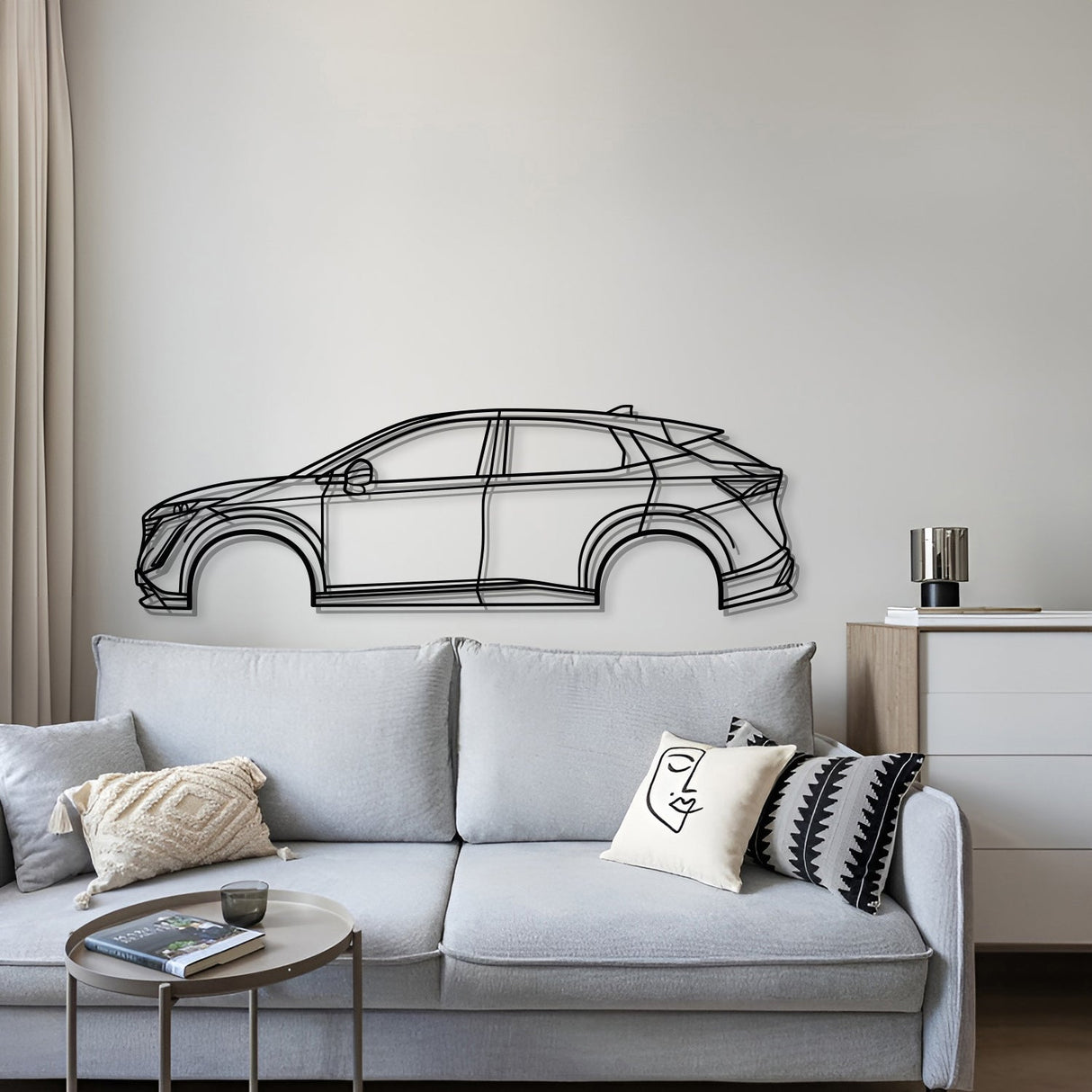 2023 Ariya Metal Car Wall Art - MT0821