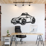 Perspective Metal Car Wall Art - MT0462