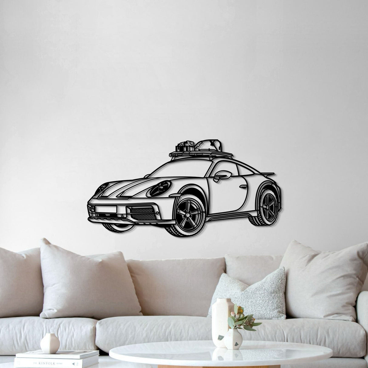 Perspective Metal Car Wall Art - MT0462