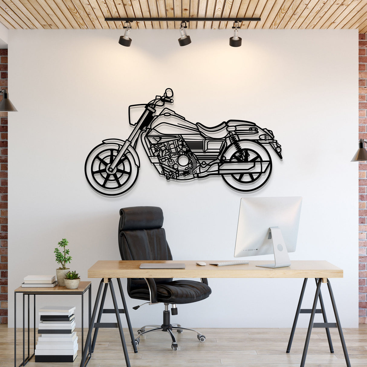 2023 Renegade Freedom Metal Motorcycle Wall Art - MT1417