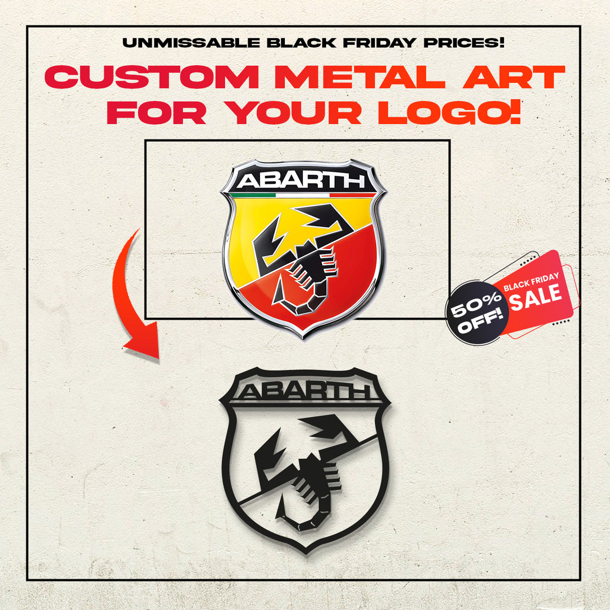 Custom Metal Logo