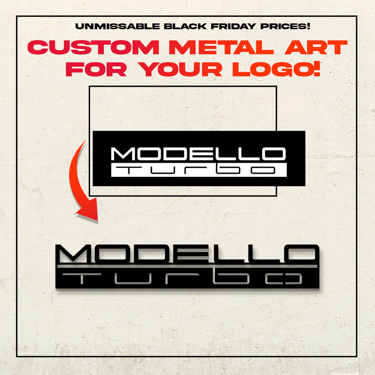 Custom Metal Logo