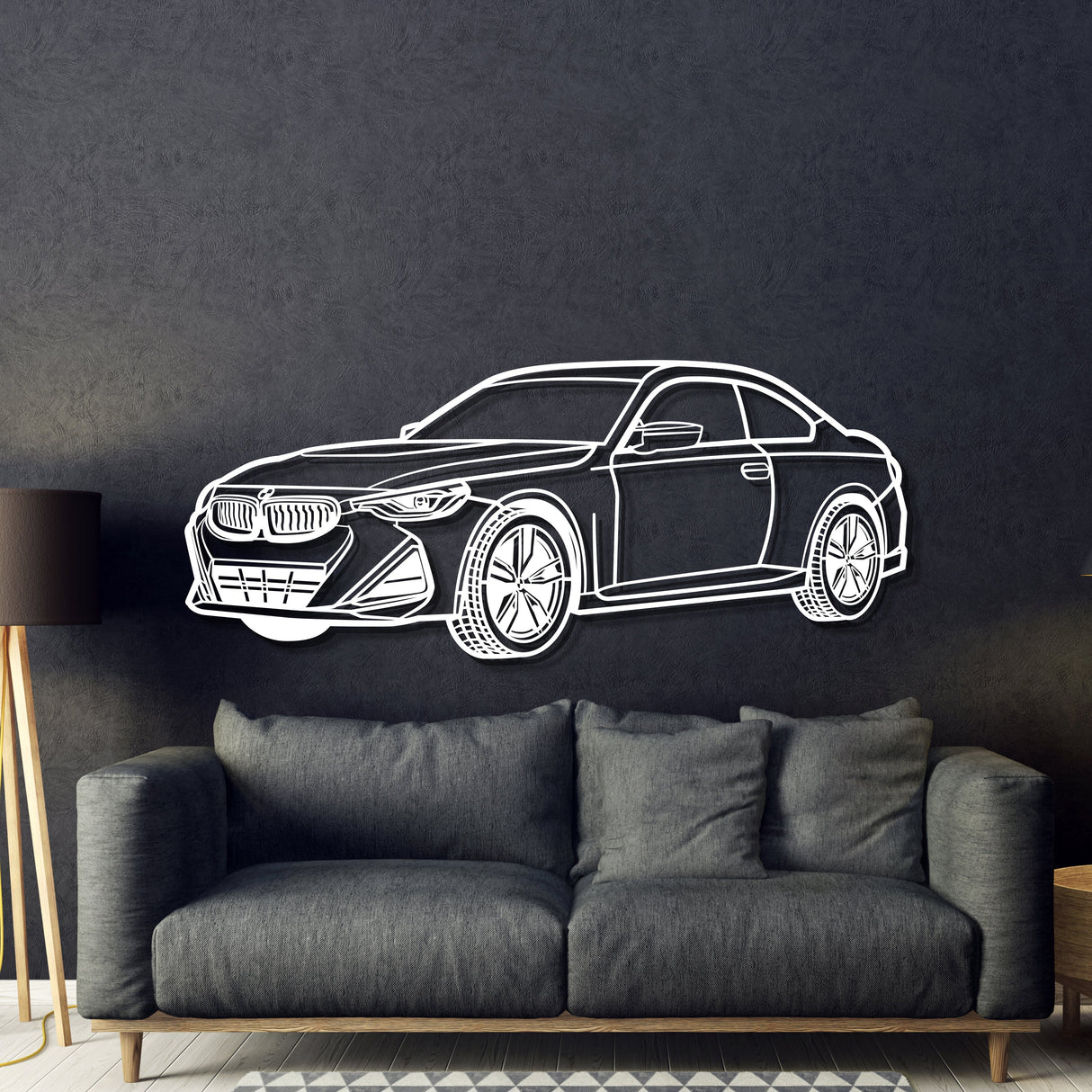 2024 M240i Perspective Metal Car Wall Art - MT1243