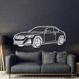 2024 M240i Perspective Metal Car Wall Art - MT1243