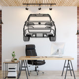 2024 X5M Competition Back View Metal Car Wall Art - MT1328