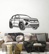 E C3 Perspective Metal Car Wall Art - MT1217