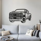 2024 F-250 Platinum Perspective Metal Car Wall Art - MT1271