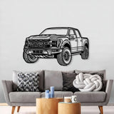 2024 Raptor R Perspective Metal Car Wall Art - MT1272