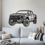 2024 Raptor R Perspective Metal Car Wall Art - MT1272