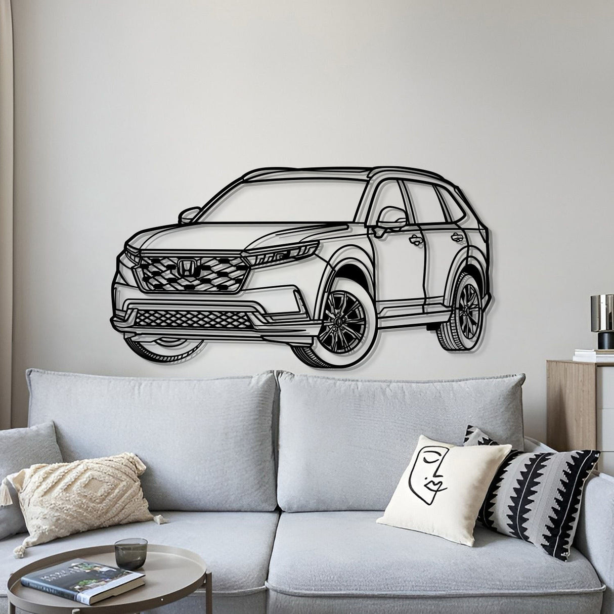 2024 CR-V Perspective Metal Car Wall Art - MT1274