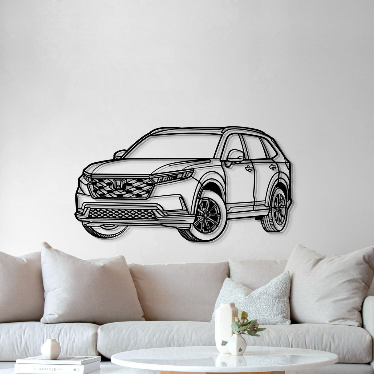 2024 CR-V Perspective Metal Car Wall Art - MT1274