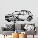 2024 GLE 350 Perspective Metal Car Wall Art - MT1319