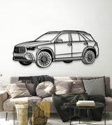 2024 GLE 350 Perspective Metal Car Wall Art - MT1319