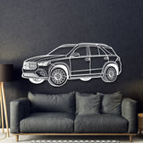 2024 GLE 350 Perspective Metal Car Wall Art - MT1319