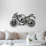 2024 R1 Metal Motorcycle Wall Art - MT1424