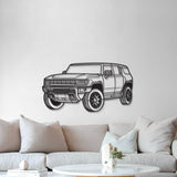 Hummer Perspective Metal Car Wall Art - MT1210