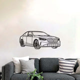 2024 530E Sedan Perspective Metal Car Wall Art - MT1223