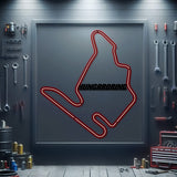 Hungaroring Metal Neon Race Track - MTN0132