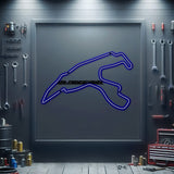 Spa Metal Neon Race Track - MTN0154