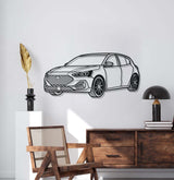 2024 Focus ST Edition Perspective Metal Car Wall Art - MT1224