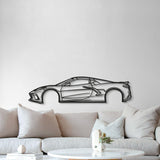 2023 Corvette C8 Metal Car Wall Art - MT0824