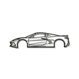 2023 Corvette C8 Metal Car Wall Art - MT0824