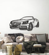 2012 SLK Class Perspective Metal Car Wall Art - MT1203