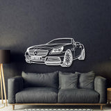 2012 SLK Class Perspective Metal Car Wall Art - MT1203